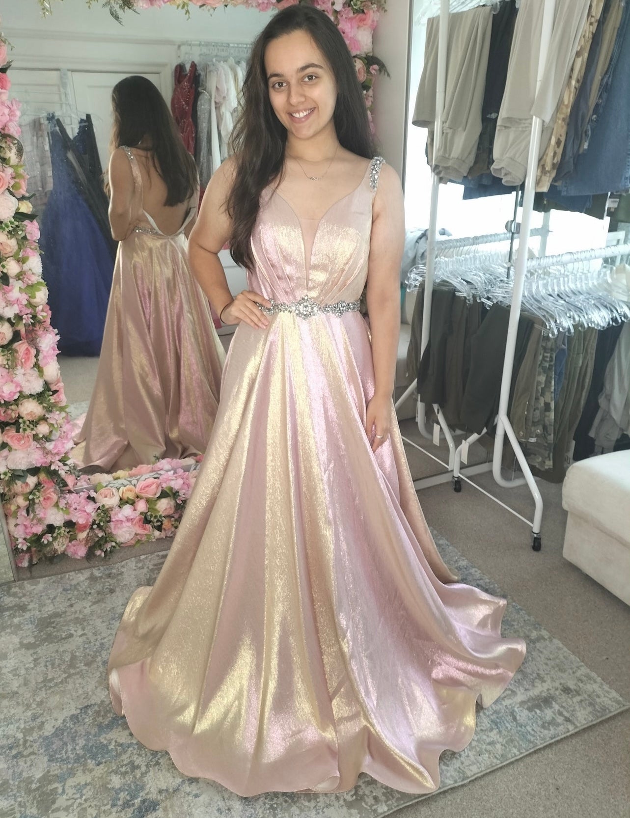 Dynasty pink dress 1013603 RRP £ 550