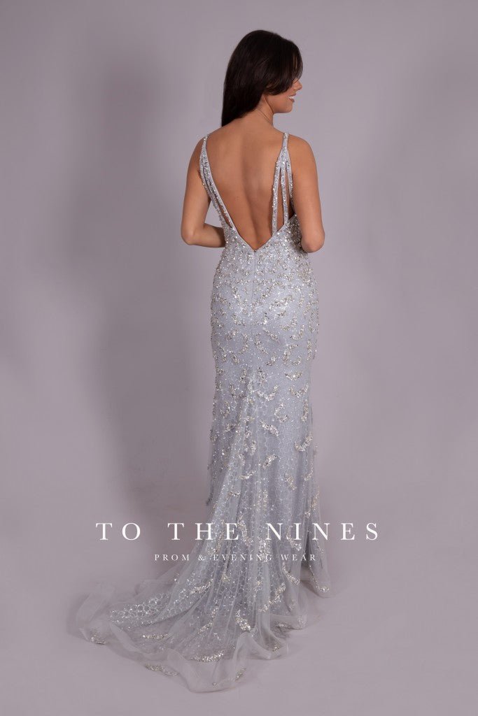 To the nines TNG110 silver dress  RRP £ 675